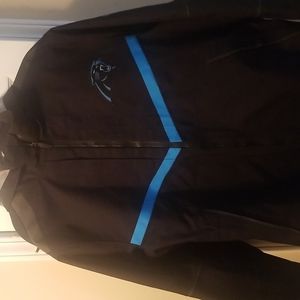 Carolina panther coach on field rain jacket xl black